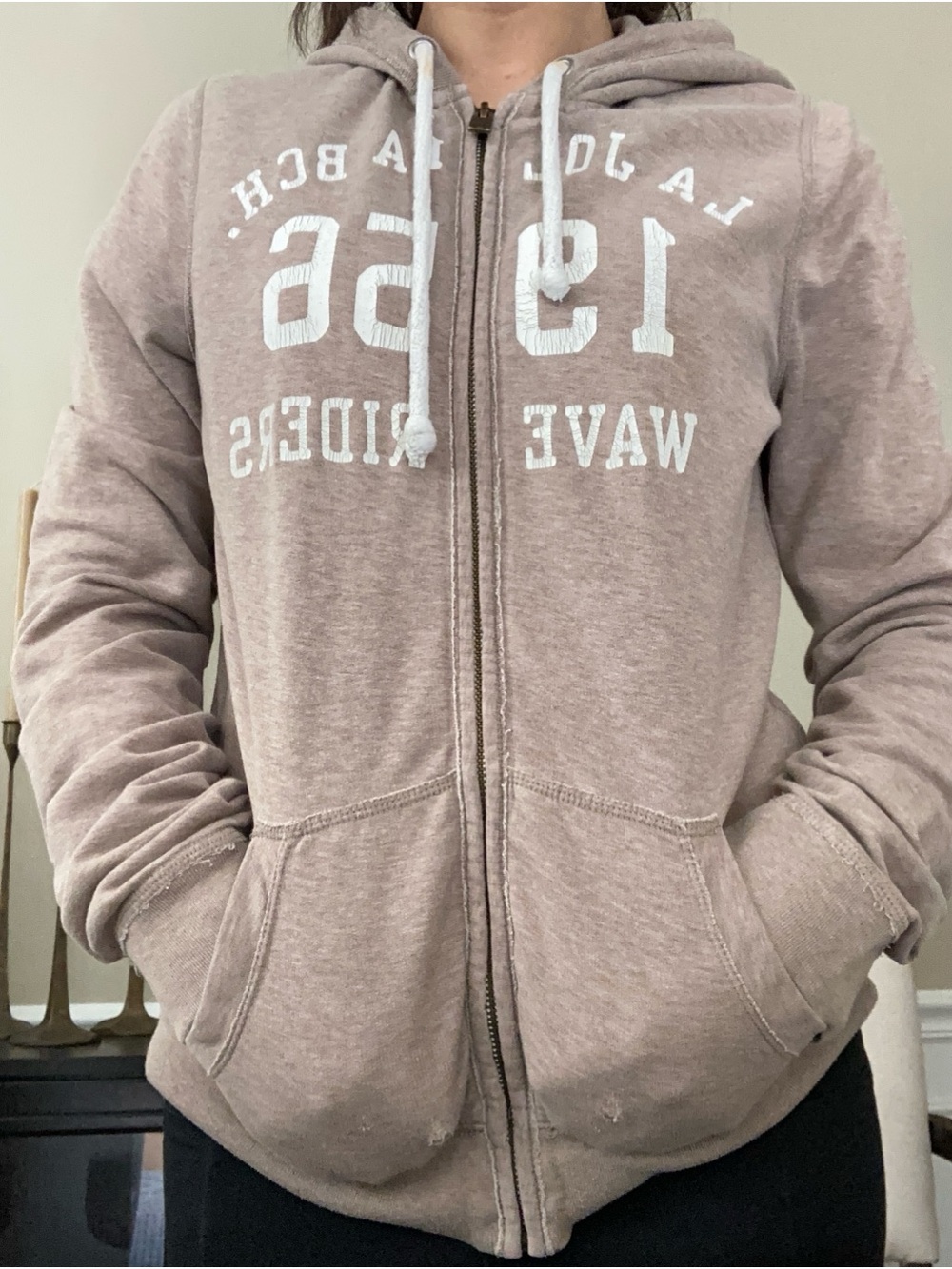 2000s Hollister Zip-Up Hoodie